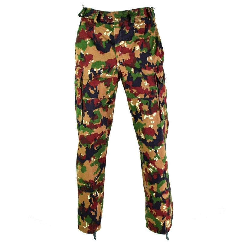 Original Swiss army pants M83 combat Alpenflage Camo field trousers NEW - GoMilitar