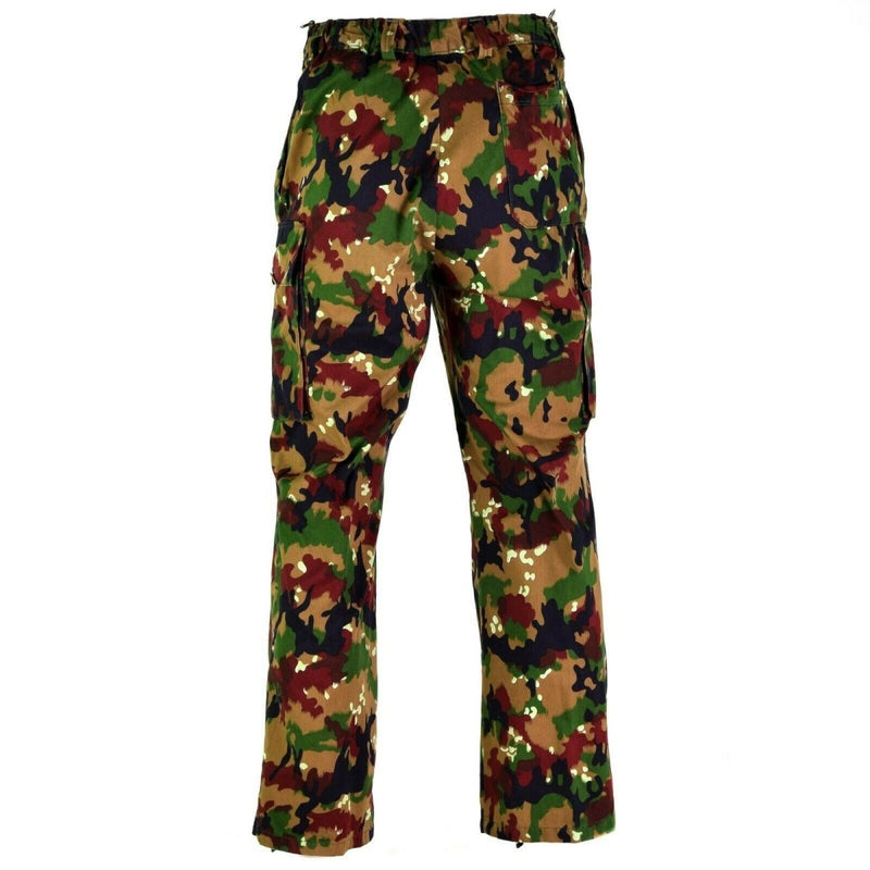 Original Swiss army pants M83 combat Alpenflage Camo field trousers NEW - GoMilitar