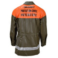 Original Schweizer Armee Regenjacke oliv Zivilschutz wasserdichter Langmantel NEU