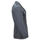 Original Schweizer Militär-Formaljacke, 4-Taschen-Design, Schulterklappen, Grau