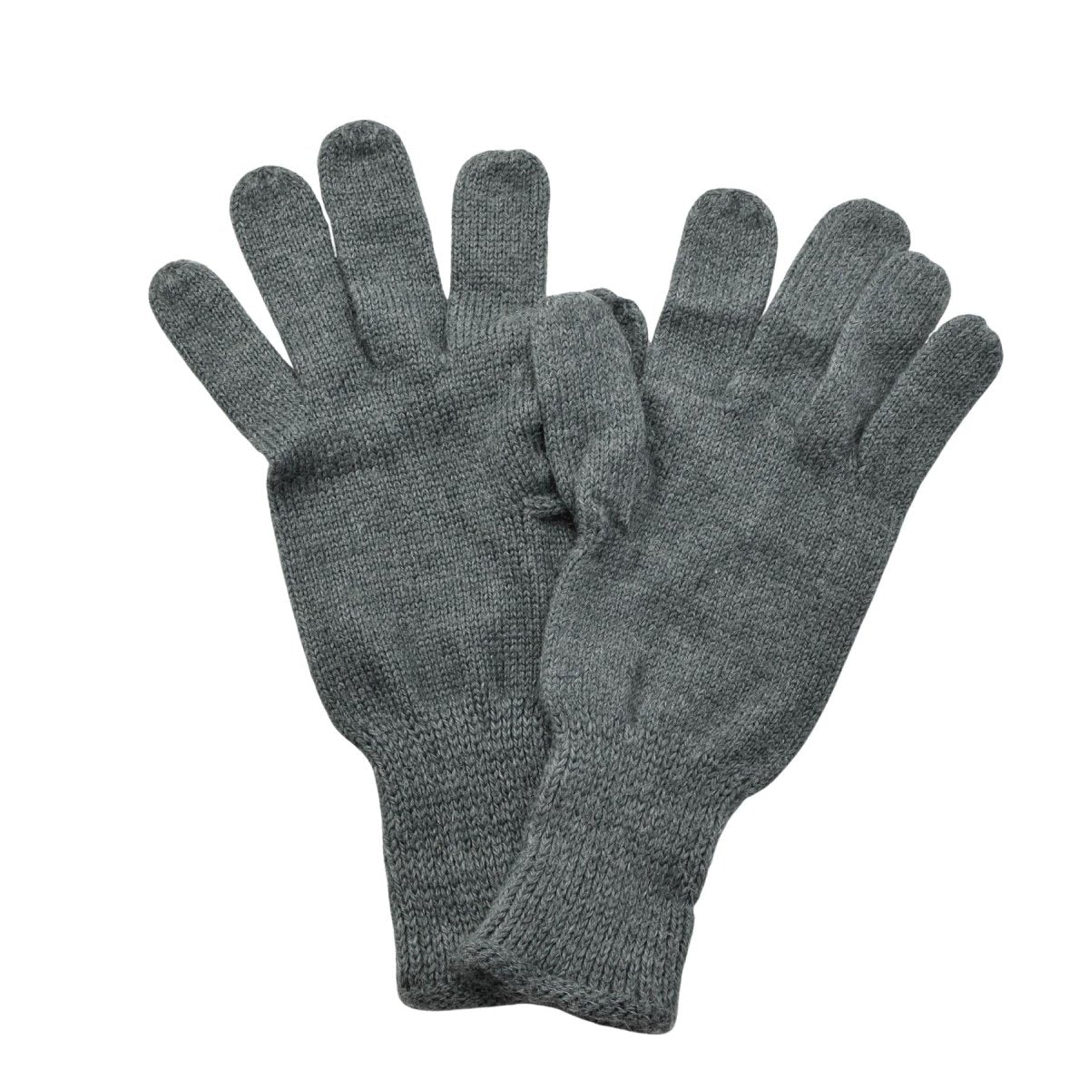 Original Swiss Military Winter-Strickhandschuhe für kaltes Wetter, Grau