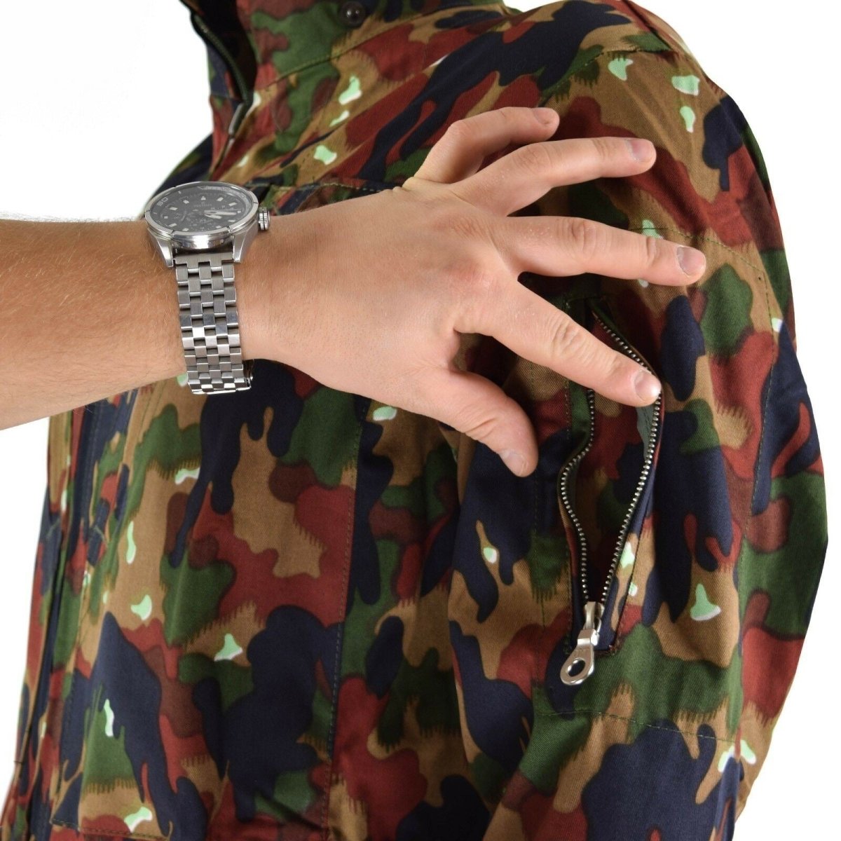 Original Schweizer Alpen-Overall der Schweizer Armee, Panzeranzug, Militärausgabe