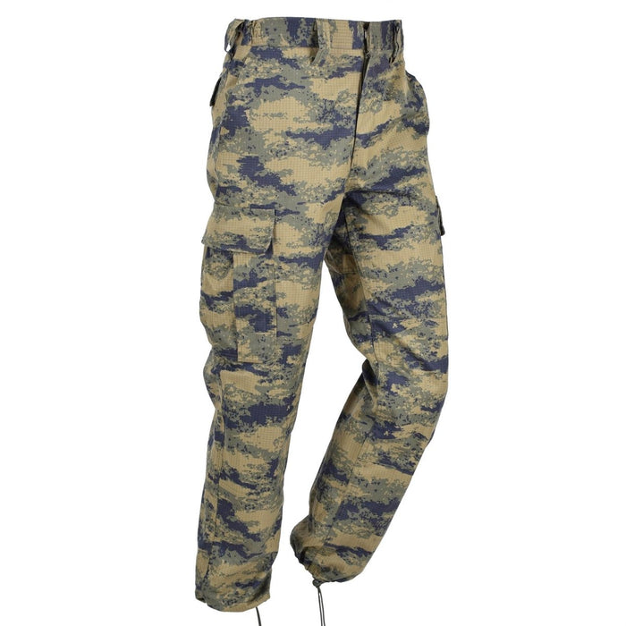Original türkische Armee-Blau-Digital-Camouflage-Taktikhose Ripstop-Kampfhose – GoMilitar