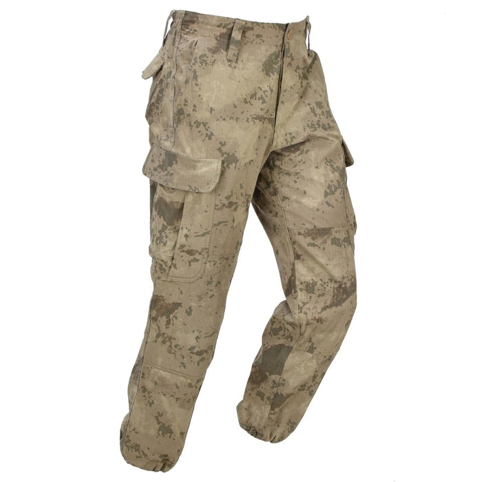 Original türkisches Militär AG18 Feldhose RipStop Cargo Taschen M2018 Camo - GoMilitar