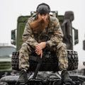 Originaler türkischer Militär-Parka in Digital-Camouflage mit robustem taktischem Ripstop-Futter