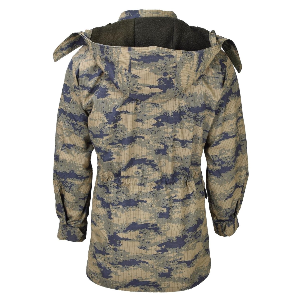 Originaler türkischer Militär-Parka in Digital-Camouflage mit robustem taktischem Ripstop-Futter
