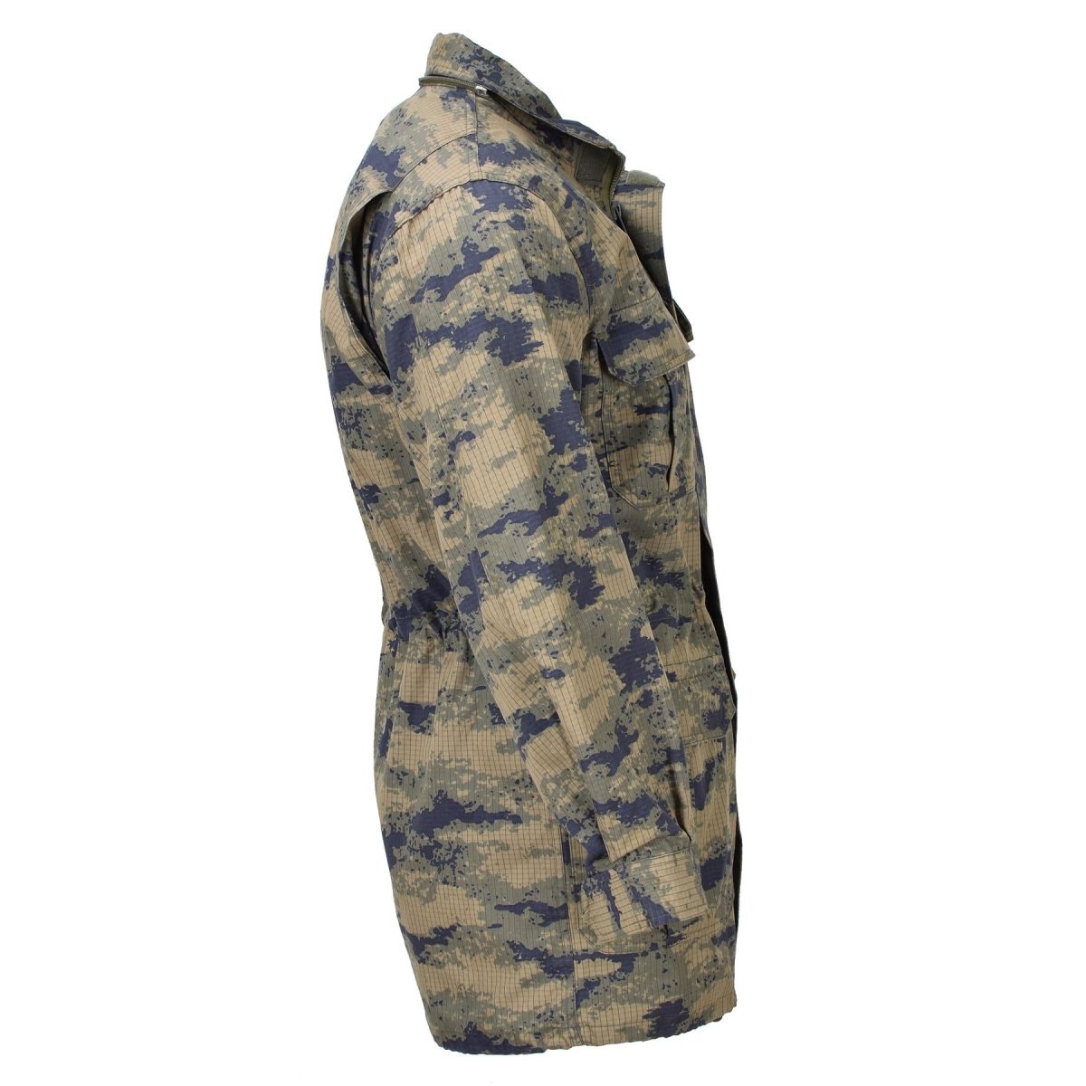 Originaler türkischer Militär-Parka in Digital-Camouflage mit robustem taktischem Ripstop-Futter