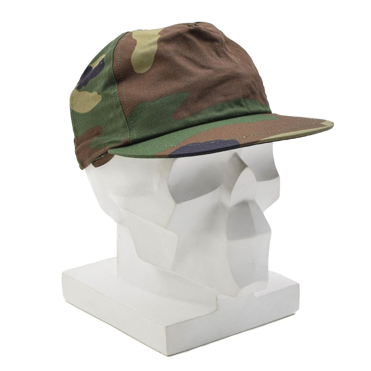 Original türkische Militärfeldmütze mit elastischem Rückenband AG18 Woodland Camo