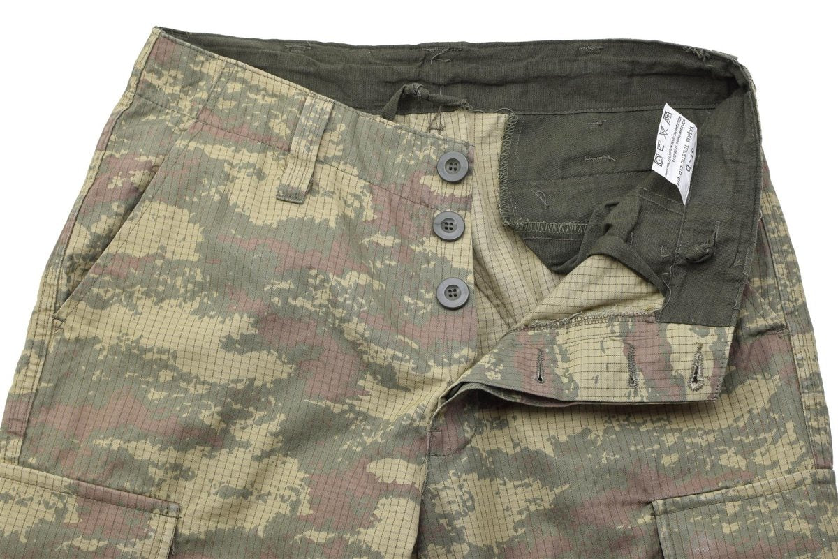 Originale türkische Militär-Feldhose Ripstop Army Issued M2008 Camo Gebraucht