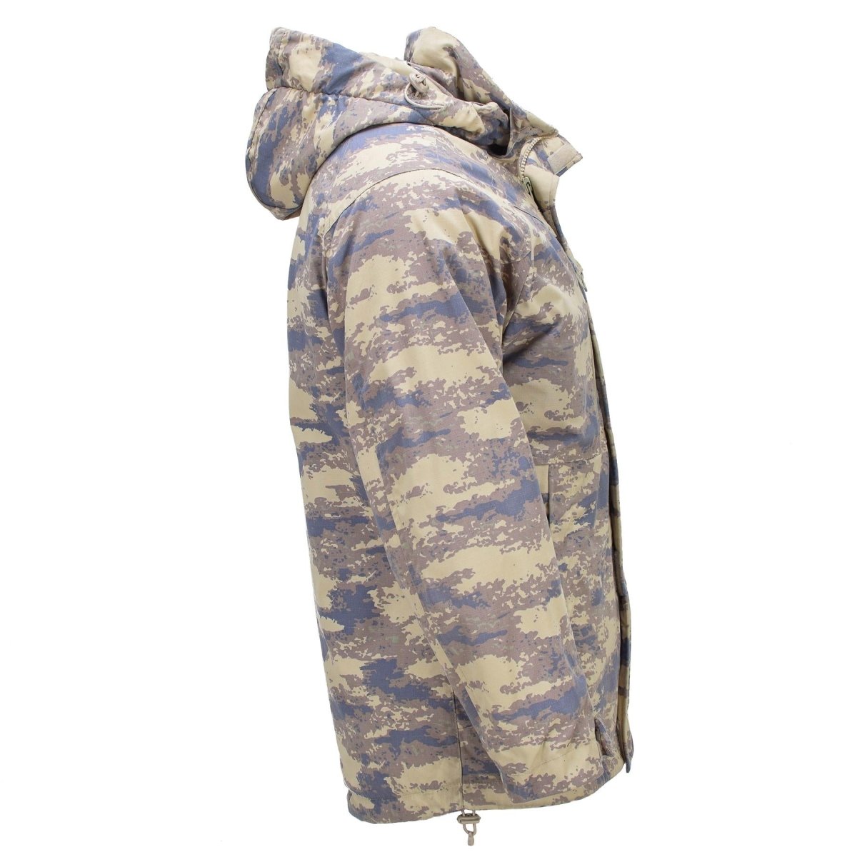Original türkischer Militär-Feldparka mit gestepptem Rip-Stop-Futter M2018 Camo
