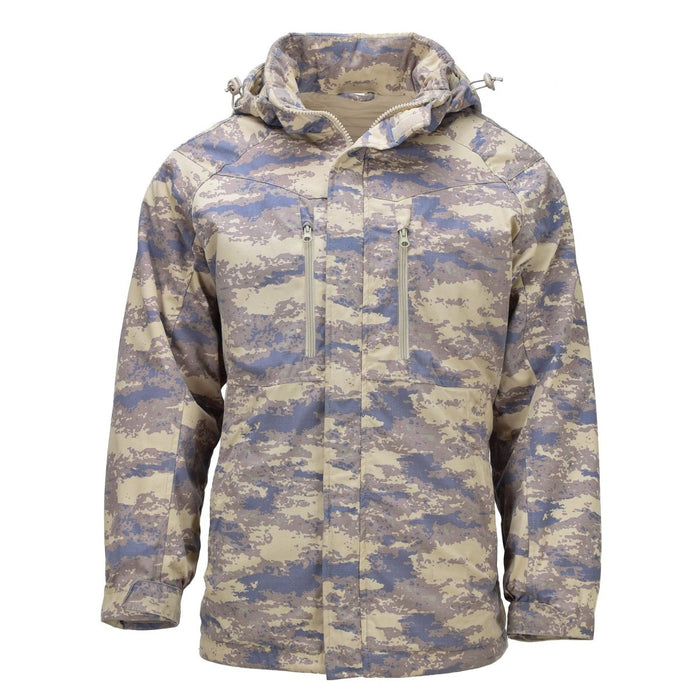 Original Turkish Military Field Parka Rip Stop Quilted Lining M2018 Camo - GoMilitar
