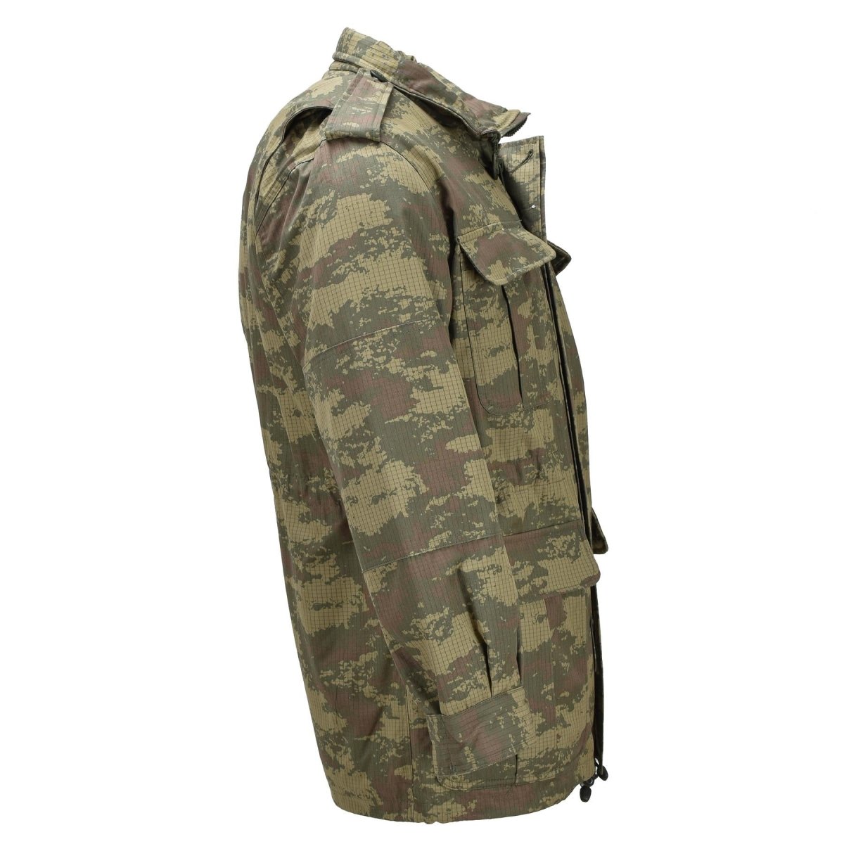 Original türkischer Militärfeldparka Ripstop-Fleecefutter M2008 Camo