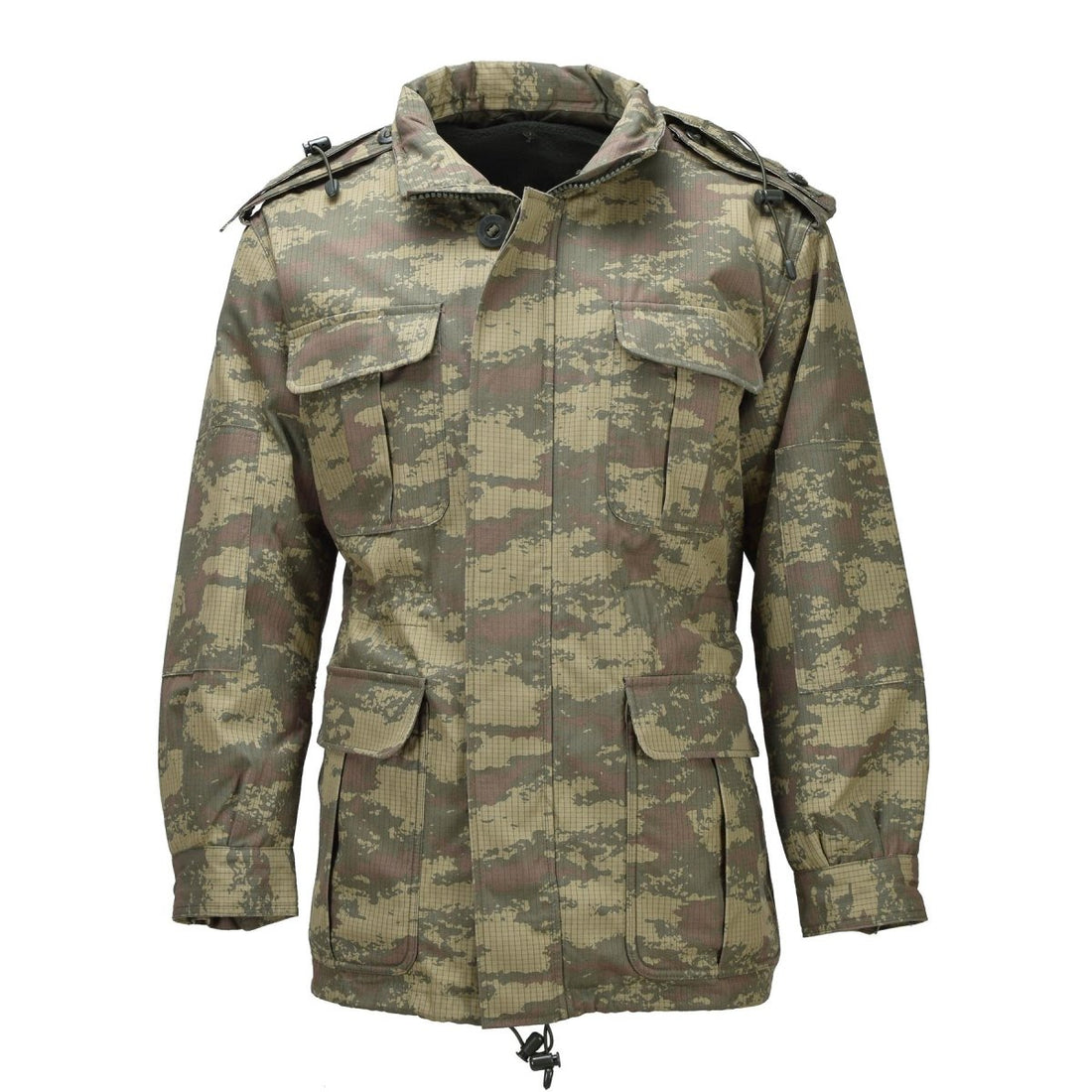 Original türkischer Militärfeldparka Ripstop-Fleecefutter M2008 Camo