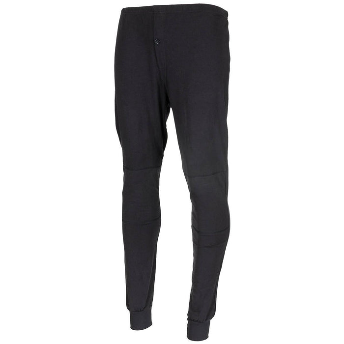 Original türkische Militär-Unterhose, Knopfverschluss, Thermo-Basisschicht, Schwarz – GoMilitar