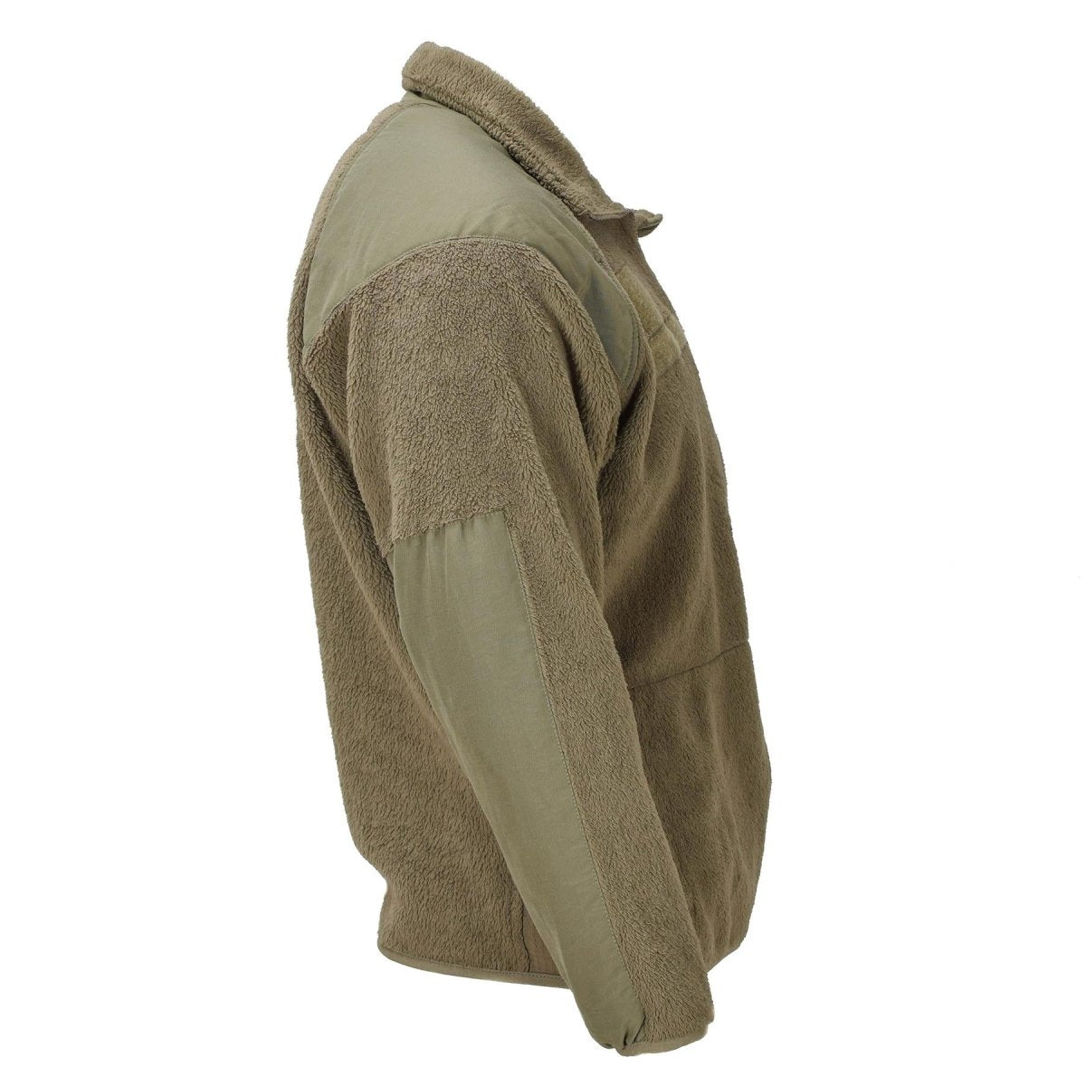 Original U.S. Army Taktische Fleecejacke für kaltes Wetter, verstärkte Schultern, Olivgrün