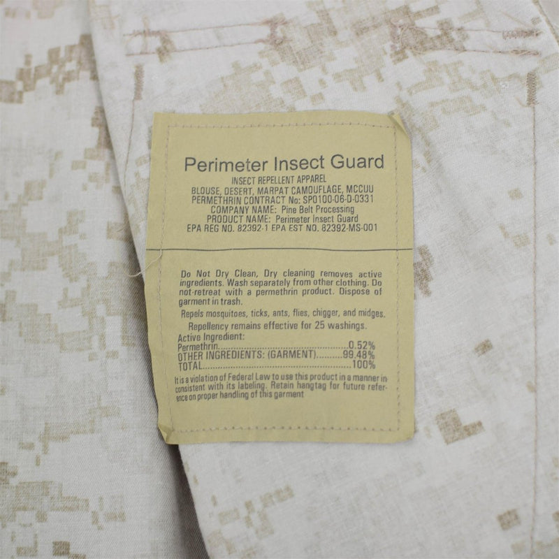 Original US Army Truppenjacke BDU Digital Desert Camo Shirts Militärausgabe