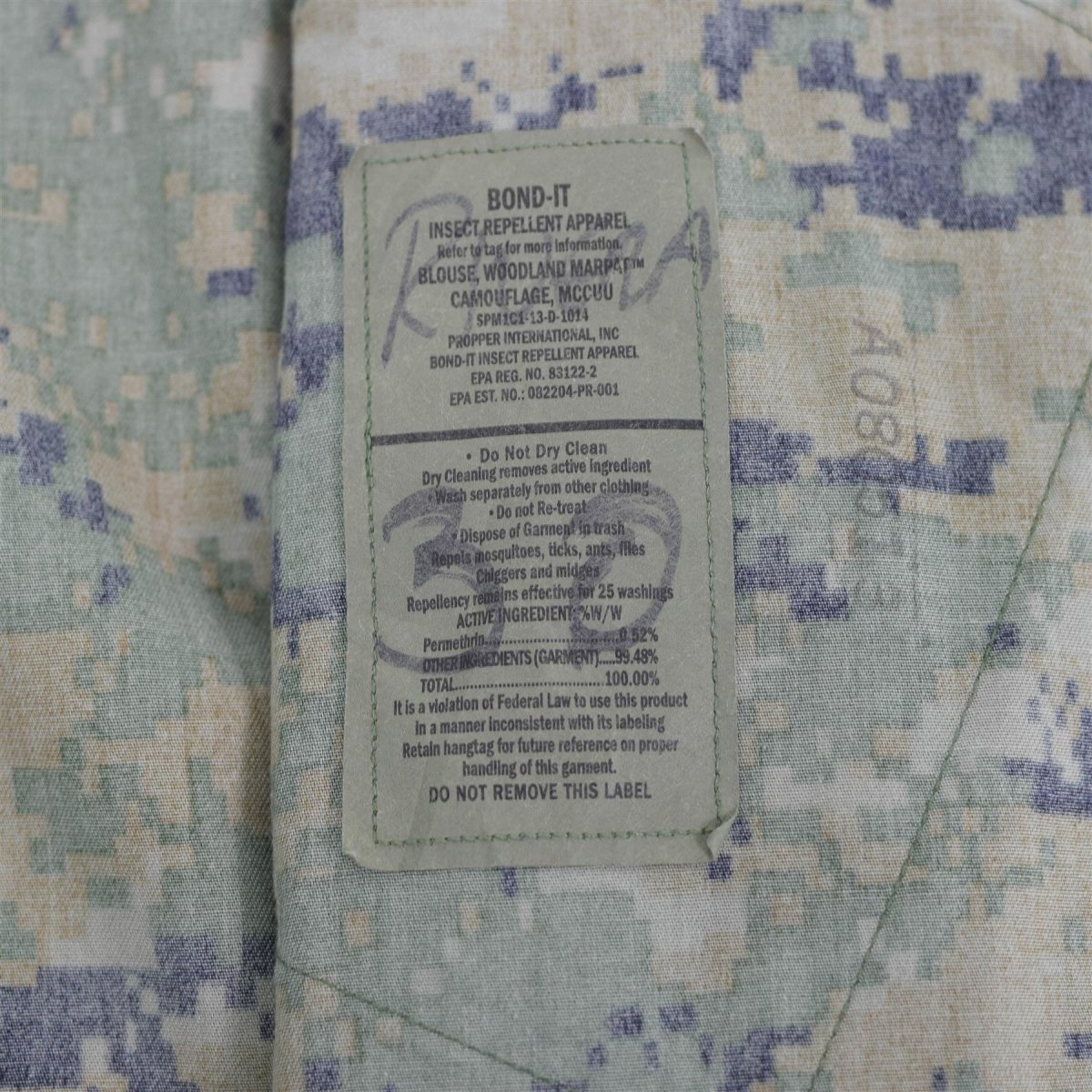 Original US Army Truppenjacke BDU Digital Woodland Camo Shirt Militärausgabe