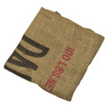 Original US Army WWII Kartoffelsack Vintage Military Surplus Aufbewahrungstasche braun
