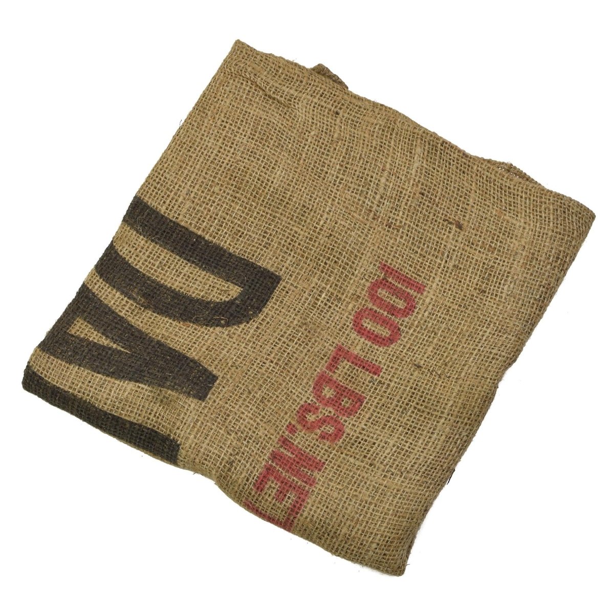 Original US Army WWII Kartoffelsack Vintage Military Surplus Aufbewahrungstasche braun