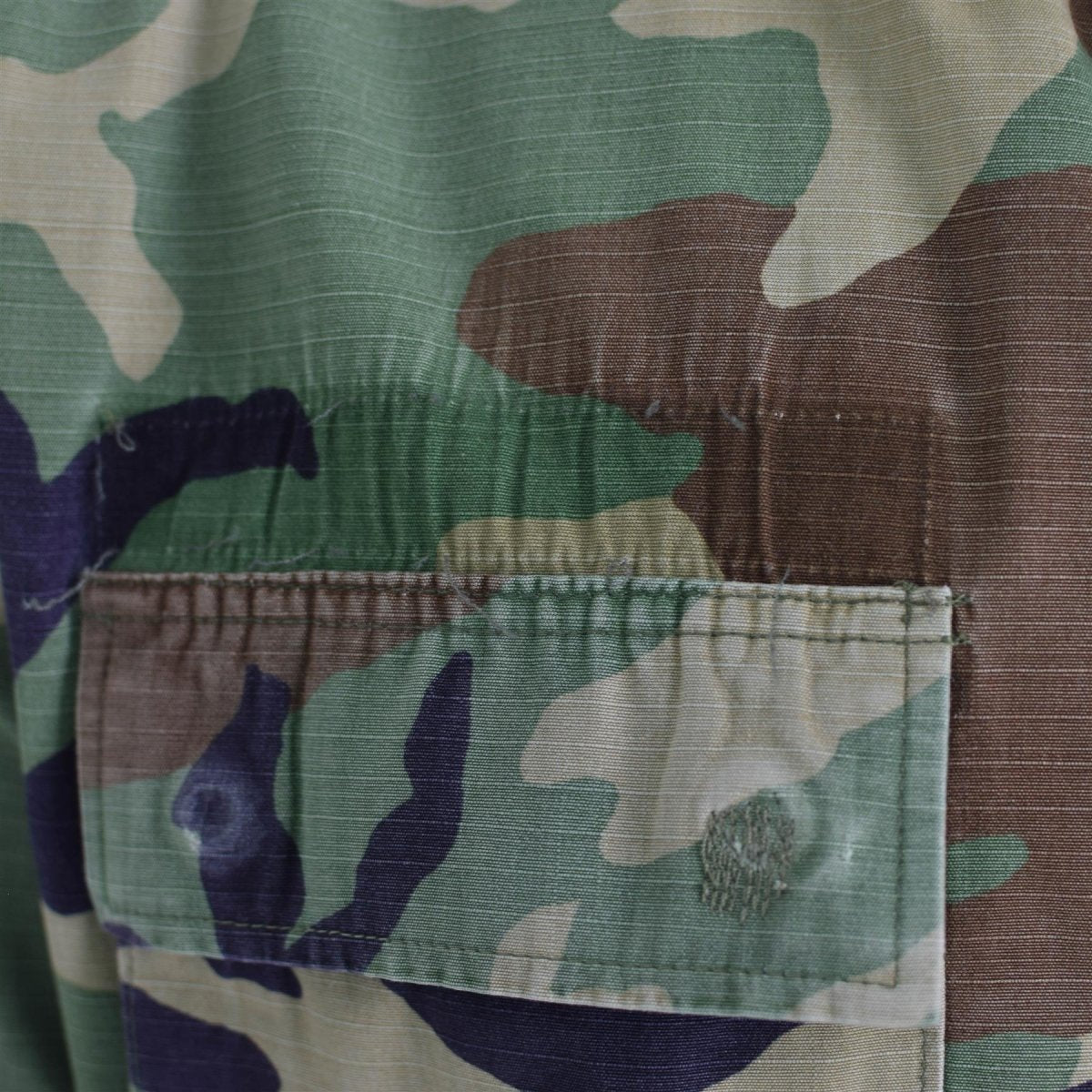 Original US Militärjacke Ripstop Woodland Camouflage BDU Truppenhemd