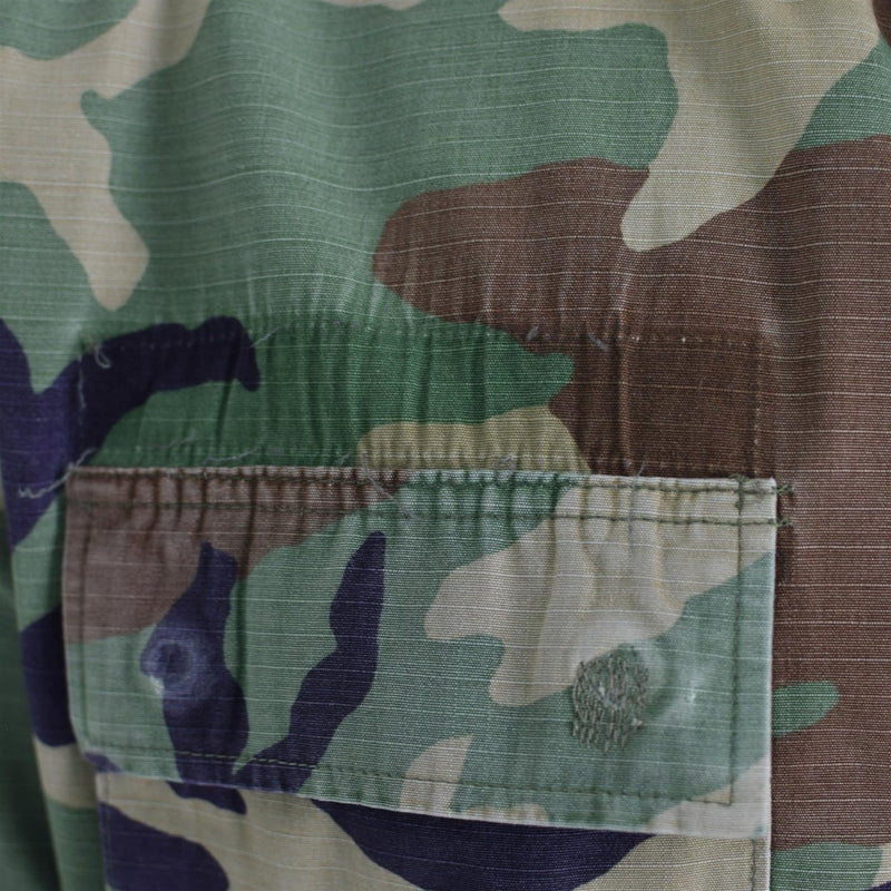 Original US Militärjacke Ripstop Woodland Camouflage BDU Truppenhemd