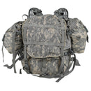 Heavy-duty original U.S. Military Tactical Travel Backpack Molle II 80L in digital camouflage pattern with multiple compartments.