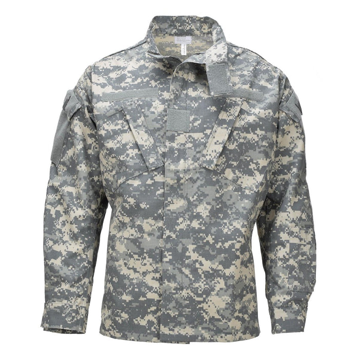Original US-Militäruniformjacke, verstärkte Ellbogen, ACU-Digitaltarnung – GoMilitar