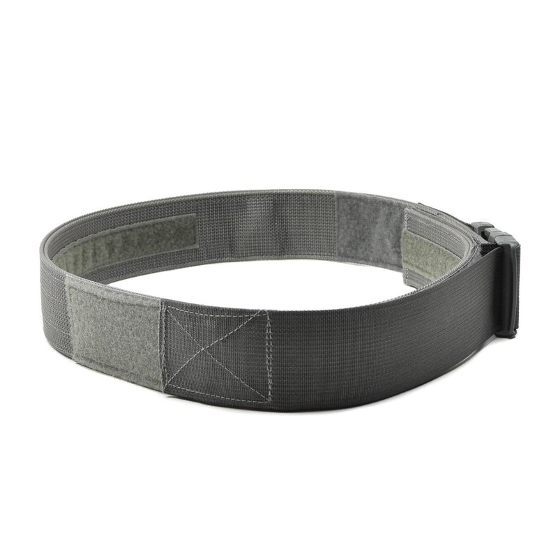 Original U.S. tactical belt with ITW Nexus quick-release buckle in foliage green, durable nylon and Velcro fastener.