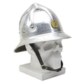Original Jugoslawien Militär grau Aluminium Feuerwehrhelm rot Startabzeichen Armee
