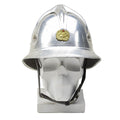 Original Jugoslawien Militär grau Aluminium Feuerwehrhelm rot Startabzeichen Armee