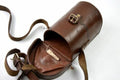 Originales ON-M59-Monokularvisier und Ledertasche der jugoslawischen Armee.