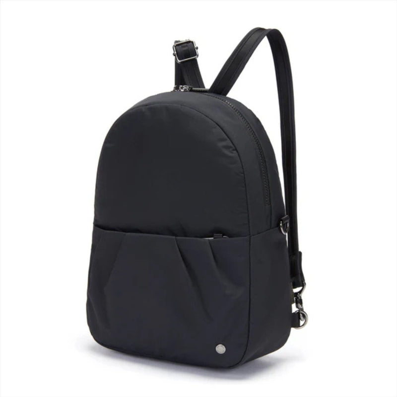 Pacsafe CitySafe CX Cabrio Rucksack Anti -Diebstahl RFID Econyl Material Schwarz