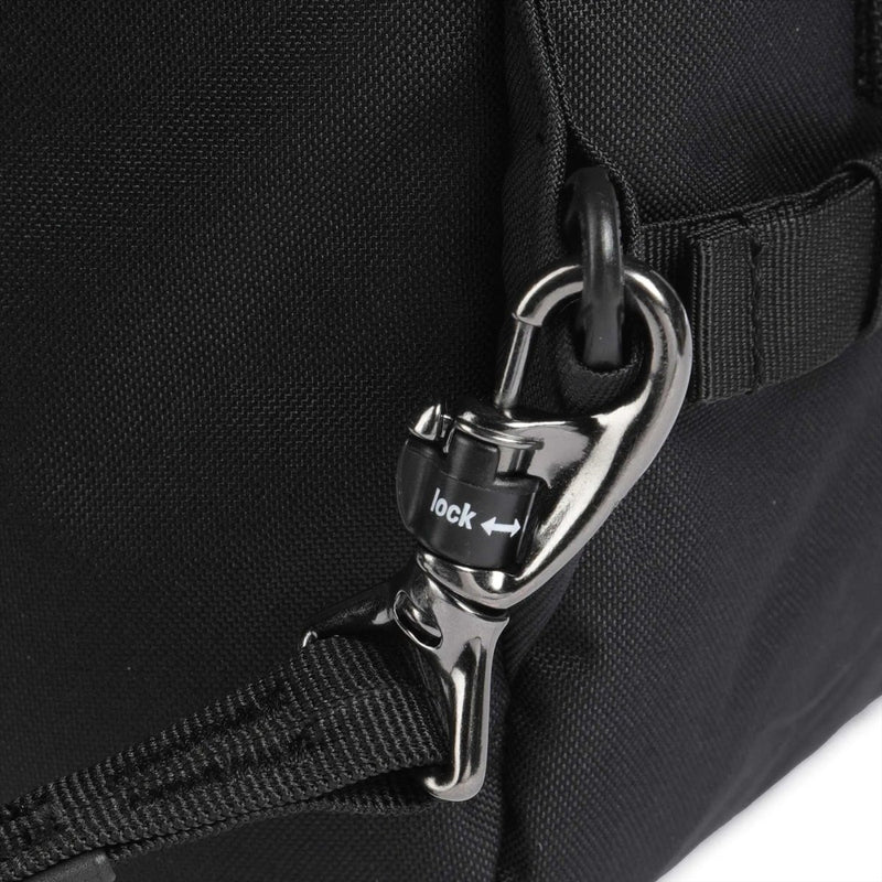Pacsafe go 34L Reise -Rucksack mit Anti -Diebstahl RPET abschließbare Reißverschlüsse schwarz
