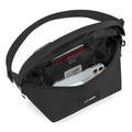 Pacsafe Go Hüfttasche, 2,5 l, PFC-frei, Diebstahlsicher, RFID-sicher, Schwarz