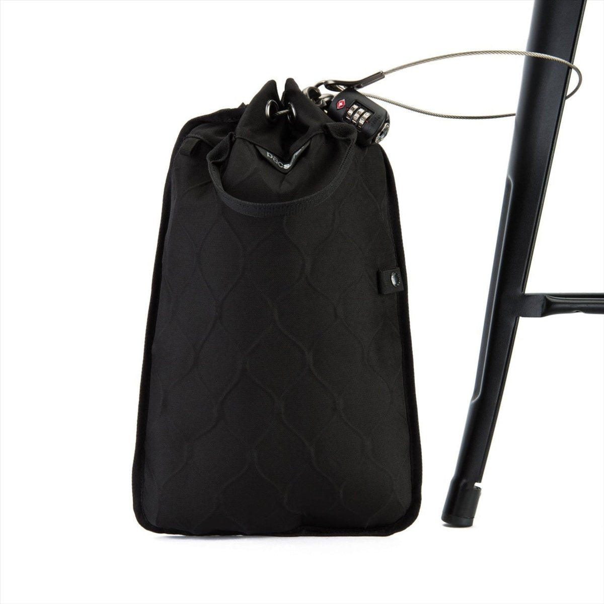 Pacsafe Travelsafe GII Tragbare sichere Tasche, 5 l, Diebstahlsicher, schnittfest, Schwarz