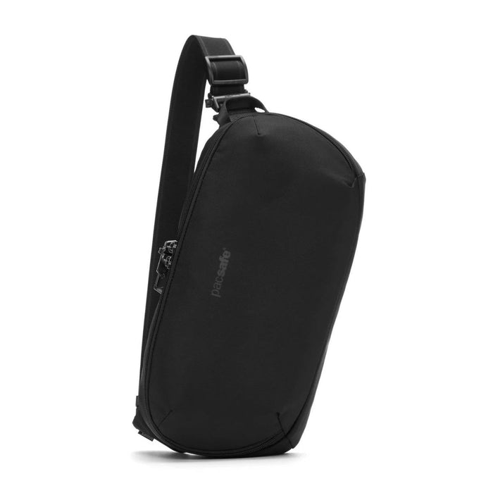 Pacsafe V Umhängetasche, 5 l, Diebstahlsicher, PVC-frei, wasserabweisend, Schwarz – GoMilitar