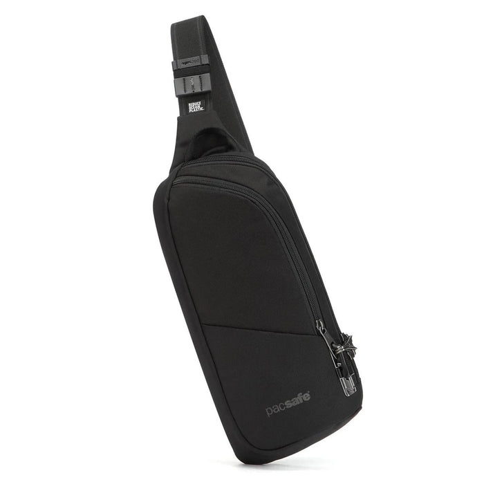 Pacsafe Vibe 150 Schultertasche, wasserabweisend, Anti-Diebstahl-Sling-Pack, Schwarz – GoMilitar