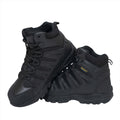 PENTAGON Achilles XTR 6 Taktische Stiefel aus hochdichtem Leder, wasserdicht, Schwarz
