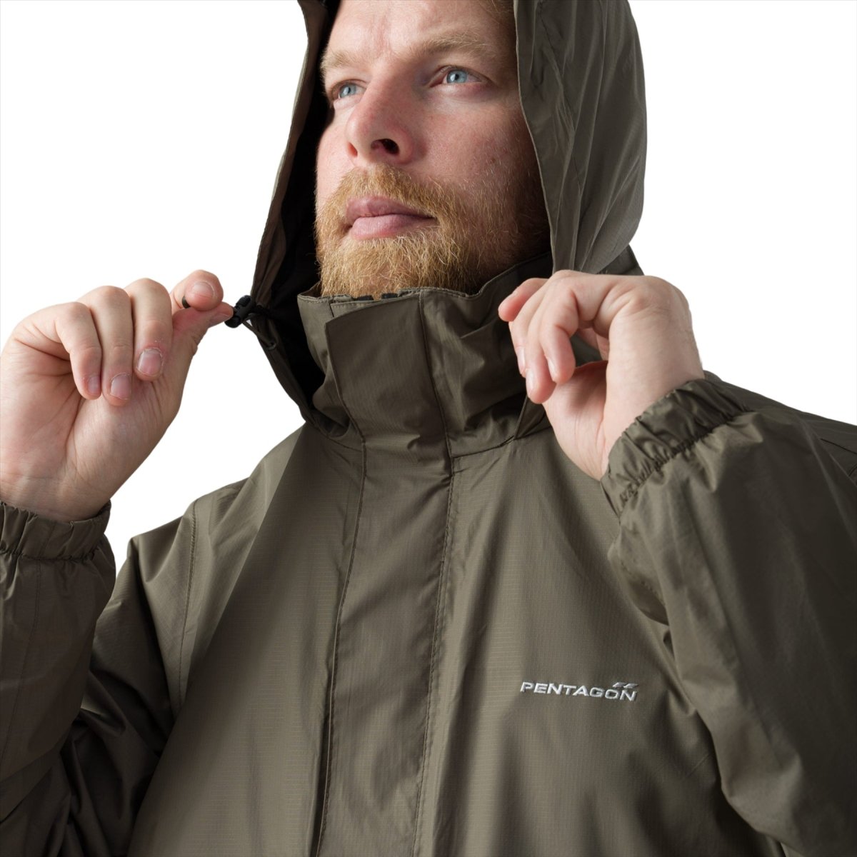 PENTAGON Atlantic V2.0 Regenjacke Leichte wasserabweisende DWR-Beschichtung