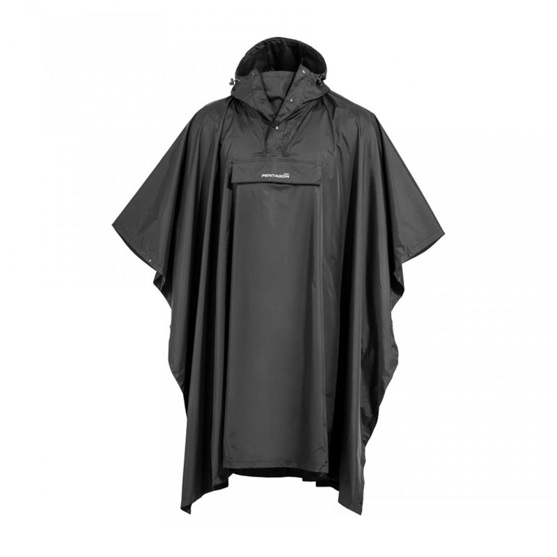 PENTAGON Cloudburst Packable Poncho Waterproof Breathable Reflective Details - GoMilitar