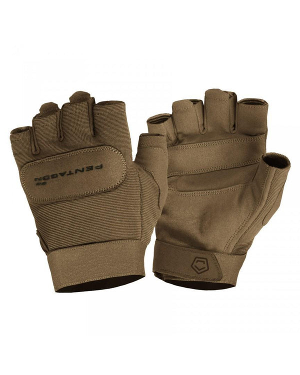 pentagon handschuhe Pentagon Duty Mechaniker 1/2 fingerlose Handschuhe atmungsaktive Stoff