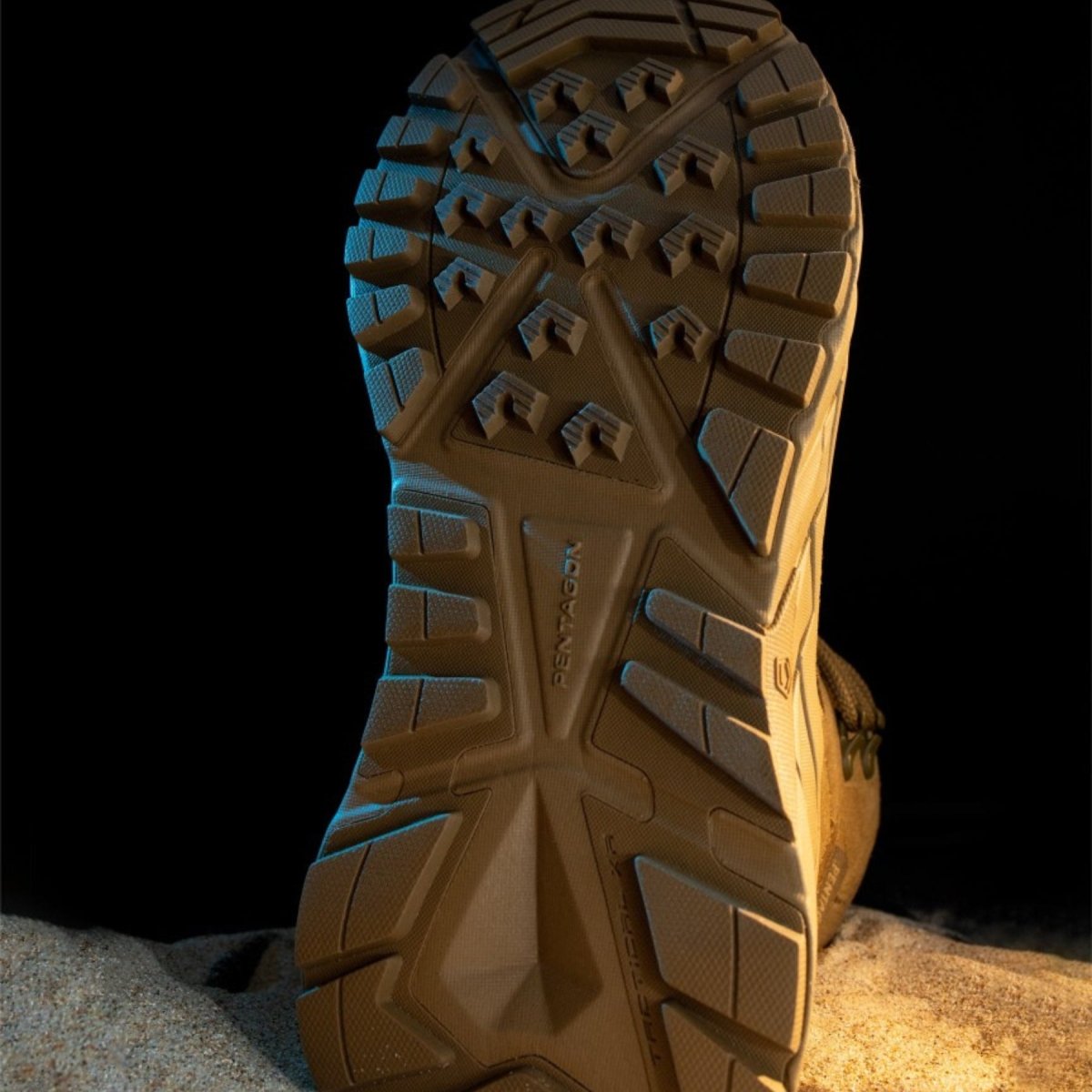 Pentagon Horizon Desert Trekking 6 Stiefel, leichtes, atmungsaktives Wildleder, Schwarz