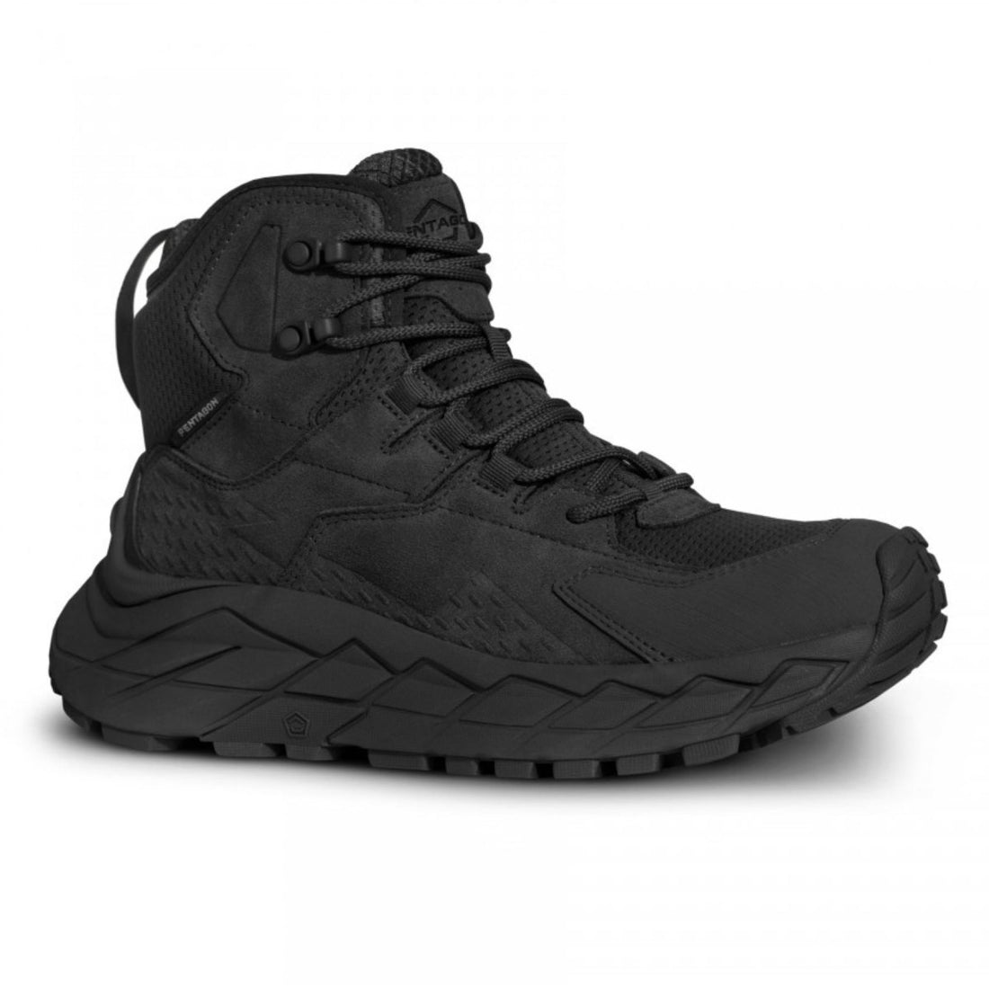 Pentagon Horizon Desert Trekking 6 Stiefel, leichtes, atmungsaktives Wildleder, Schwarz