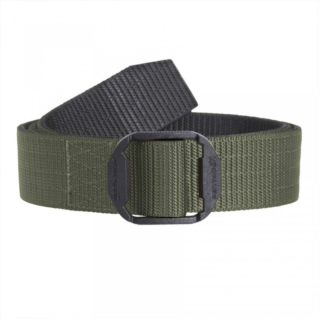 PENTAGON Komvos Doppelgürtel, taktische Nylon-Gurtband, nichtmetallische POM-Schnalle