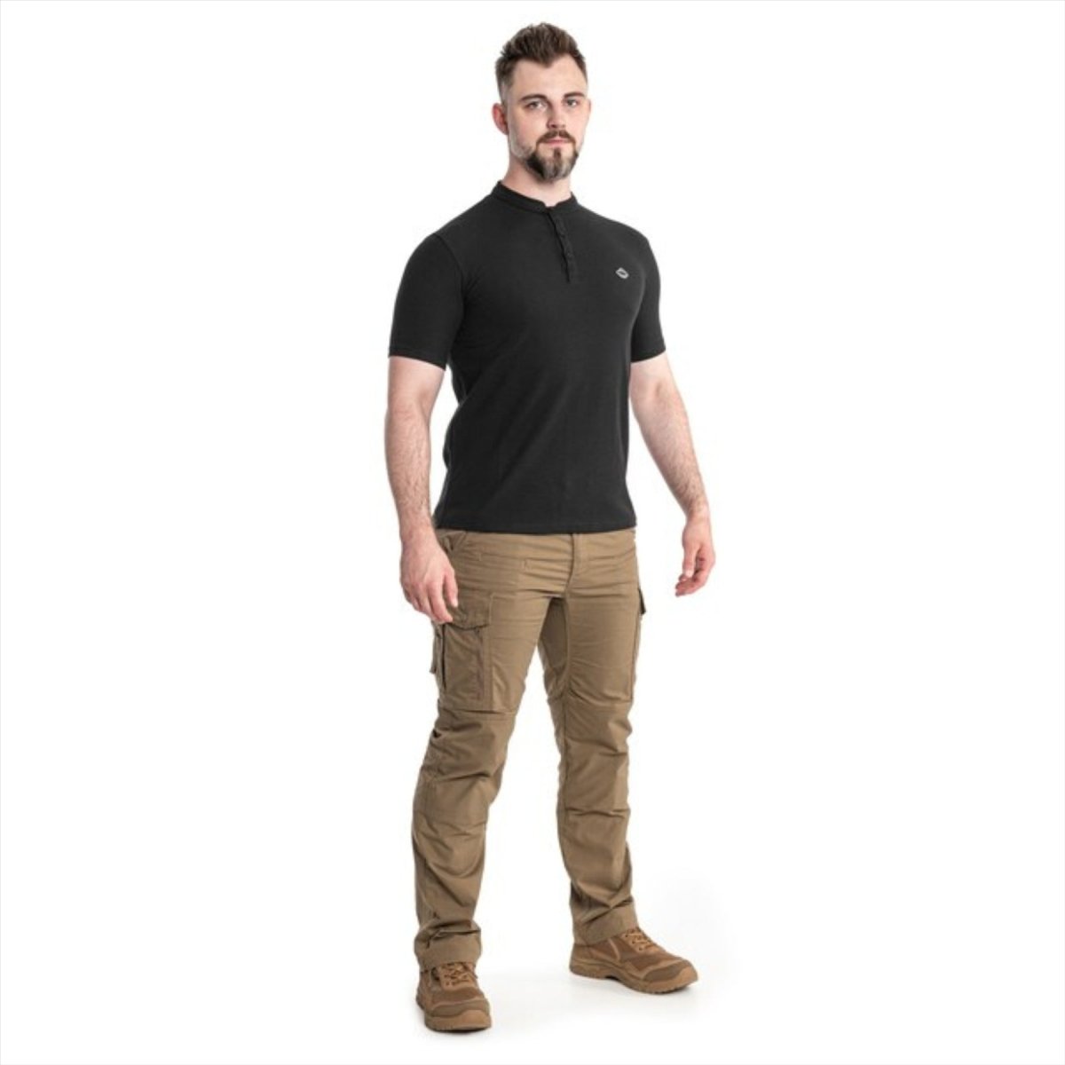 PENTAGON Levantes Henley T-Shirt Honeycomb Piqueut, schnell trocknend, geruchsabweisend