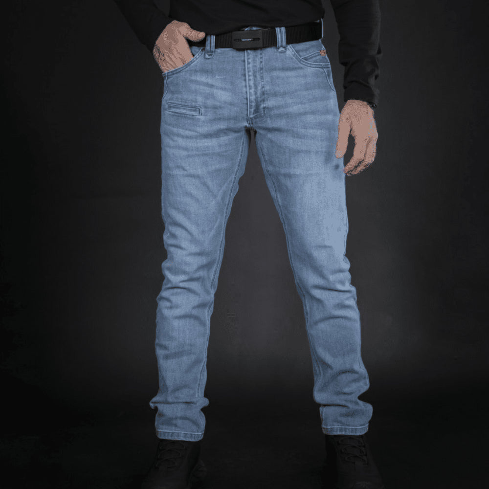 Pentagon Rogue Jeanshose für Herren, reguläre Passform, Stretch-Denim, versteckte CCW-Taschen