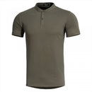 Pentagon Romeo 2.0 Henley T-Shirt reguläre Fit-Mandarin-Kragen mit geruchloser Material