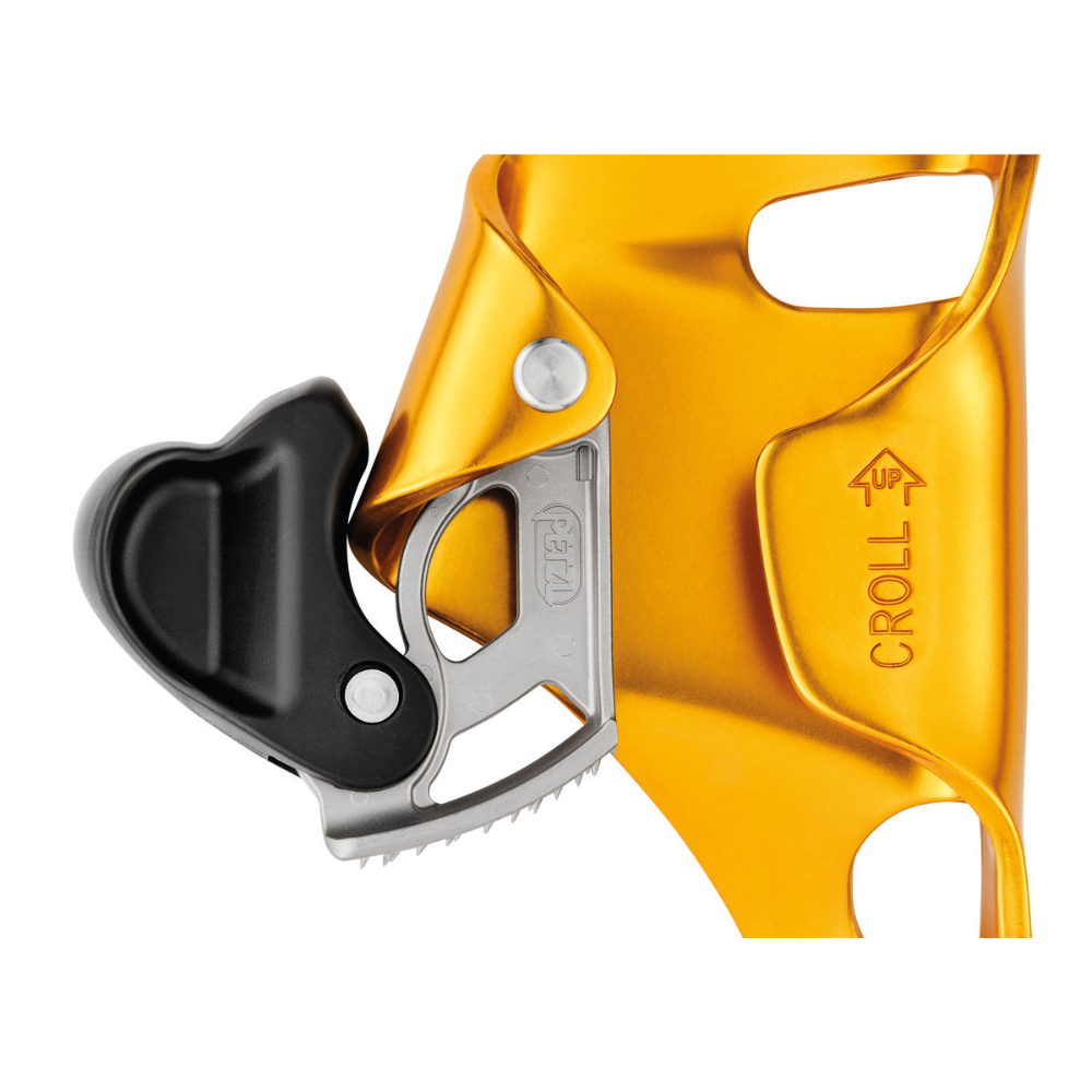 PETZL CROLL L Bruststeigklemme 8–13 mm Seilklemme Klettern Aluminium