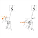 Petzl GRIGRI+ Sicherungsgerät, unterstütztes Bremsen, Anti-Panik, 8,5–11 mm, Grau