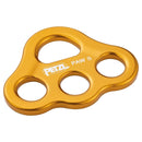 PETZL PAW S Safety Rigging Plate 3 Anchor Points High Strength Aluminum Yellow - GoMilitar